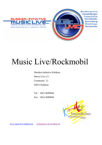 Infotext Music Live-Rockmobil