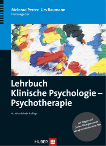 Lehrbuch Klinische Psychologie – Psychotherapie