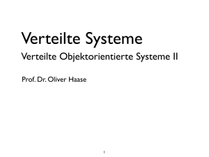 Verteilte Objektorientierte Systeme II