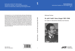 Dr. phil. habil. Hans Jüngst 1901-1944