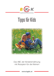 Tipps für Kids - Burgenländische Gebietskrankenkasse