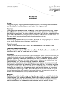 Merkblatt Influenza - Landratsamt Schwarzwald-Baar