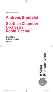 Andreas Brantelid Scottish Chamber Orchestra Robin Ticciati