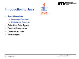 Einführung in Java