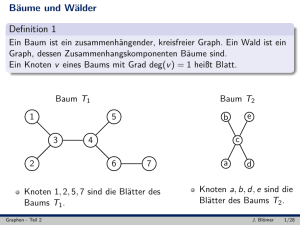 Bäume und Wälder Definition 1