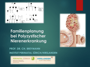 Familienplanung bei Polyzystischer Nierenerkrankung
