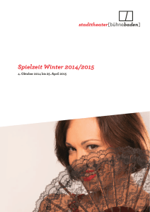 Spielzeit Winter 2014/2015