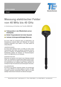 Sonde EF 4091 - Telemeter Electronic