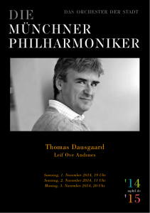 Thomas Dausgaard - Münchner Philharmoniker
