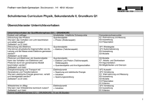 Schulinternes Curriculum Physik GK Q1 - Freiherr-vom