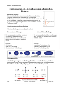 Chemie Zusammenfassung - FSMB