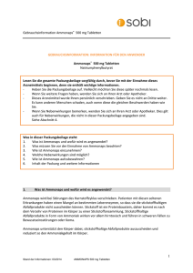 Gebrauchsinformation Ammonaps Tabletten