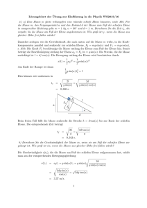 Lösungsblatt der ¨Ubung zur Einführung in die Physik WS2015/16 3