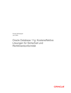 Oracle Database Security - Robotron Datenbank