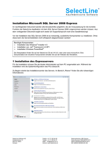 Installation SQL Server 2008 Express