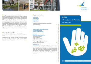Informationen f&uuml;r Patienten und Besucher