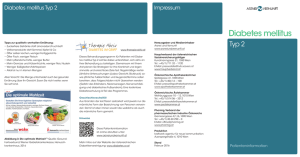 Patienteninfo Diabetes mellitus Typ 2