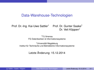 Data-Warehouse-Technologien