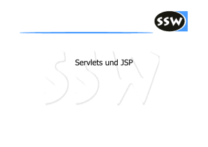 Servlets und JSP