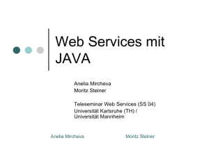 Web Services mit JAVA - pi4