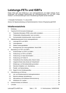 Leistungs-FETs und IGBTs