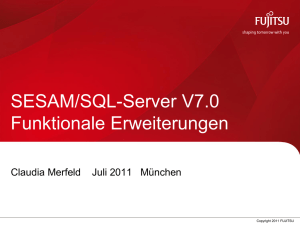SESAM/SQL-Server Einführung