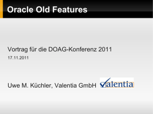 Oracle Old Features