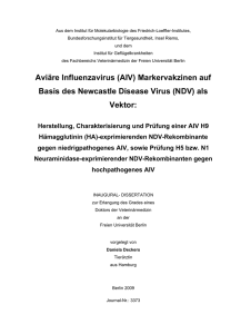 Aviäre Influenzavirus (AIV)