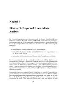 Kapitel 6 Fibonacci-Heaps und Amortisierte Analyse