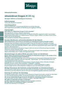 Johanniskraut Dragees H 300 mg