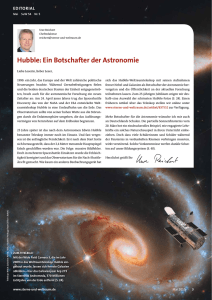 Hubble: Ein botschafter der astronomie
