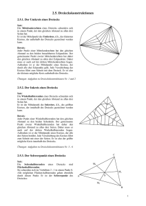 2.5. Dreieckskonstruktionen - Poenitz-net