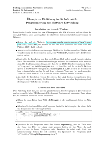 Übungen zu Einführung in die Informatik - Sosy-Lab