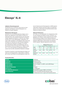 IL-6 FactSheet - Roche Diagnostics (Schweiz)