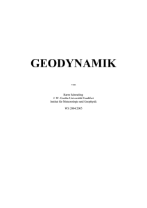 geodynamik - Goethe