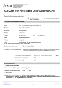 facharzt für psychiatrie und psychotherapie - SIWF