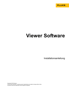 Installation der Viewer Software