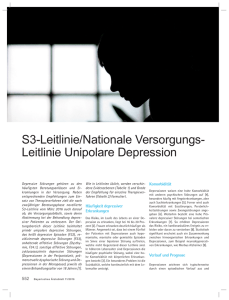 S3-Leitlinie/Nationale Versorgungs