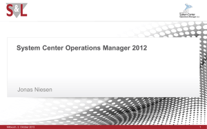 System Center Operations Manager 2012