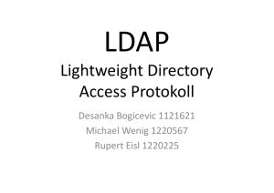 Lightweight Directory Access Protokoll