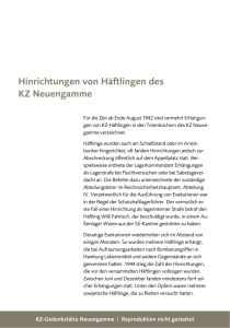 Hinrichtungen von Häftlingen des KZ Neuengamme