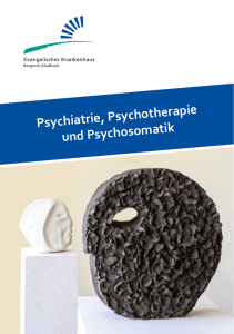 Psychiatrie, Psychotherapie und Psychosomatik