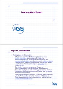 Routing Algorithmen