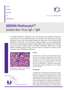SERION MultianalytTM Epstein-Barr Virus IgG / IgM