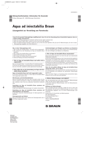 Aqua ad iniectabilia Braun B|BRAUN