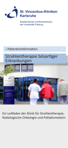 Strahlentherapie bösartiger Erkrankungen - St. Vincentius