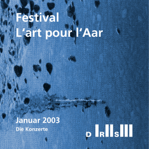 Festival L`art pour l`Aar - Jean