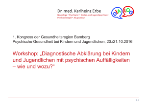 Diagnostische Abklärung - Gesundheitsregion plus Bamberg