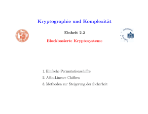 Kryptographie und Komplexität