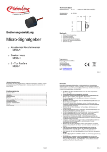 Micro-Signalgeber